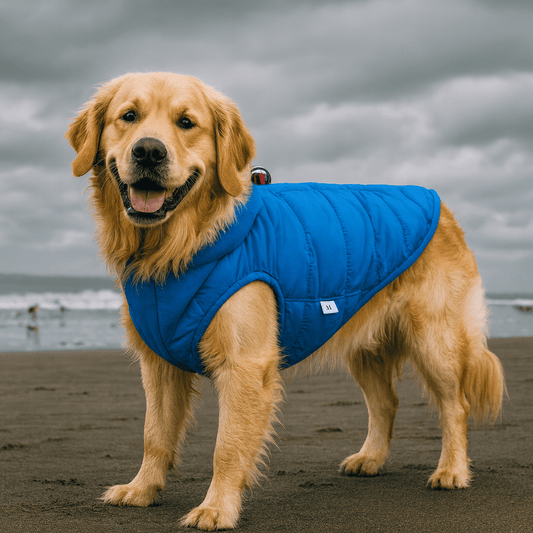 Manteau pour chien imperméable bleu labrador