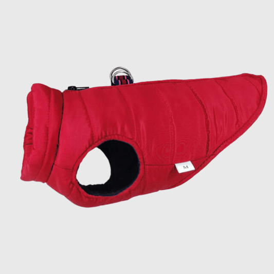 Manteau pour chien impermeable rouge