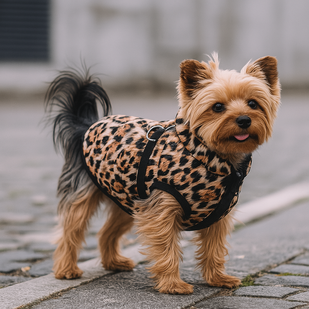 Manteau pour chien léopard