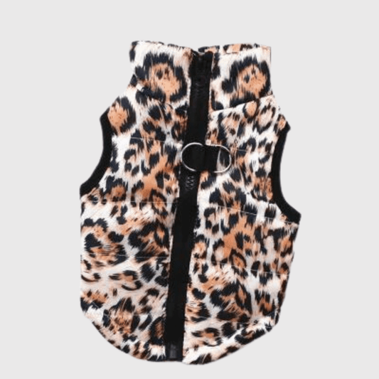 Manteau pour chien leopard modele