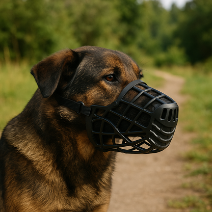 Muselière pour chien réglable berger