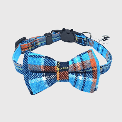 Noeud Papillon Grand Chien bleu foncee