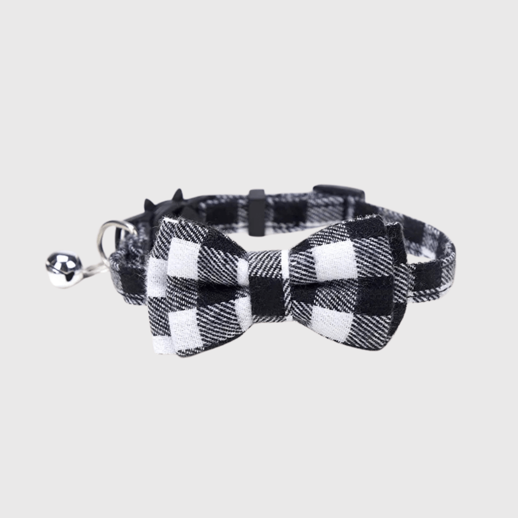 Noeud Papillon Grand Chien noir et blanc