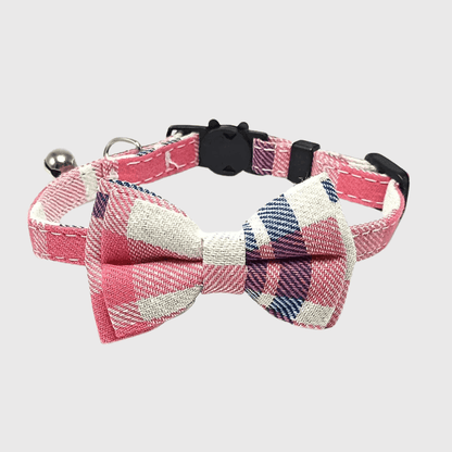 Noeud Papillon Grand Chien rose