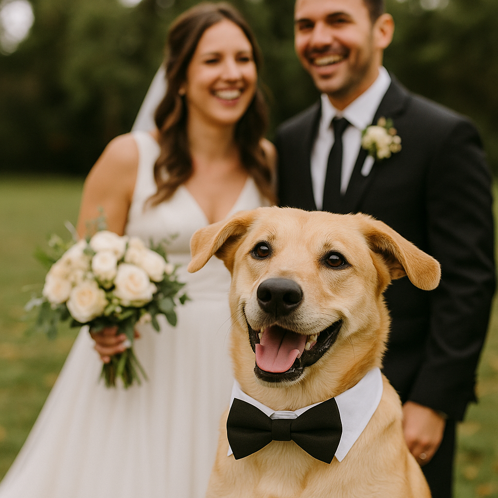 Élégance et Confort Pour Les Fêtes avec le Noeud Papillon pour chien