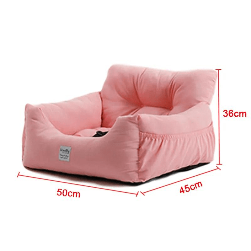 Panier canapé pour chien rose taille