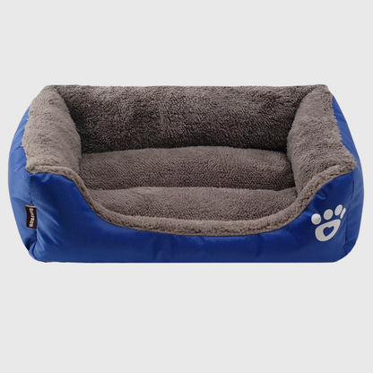 Panier confortable pour chien bleu foncée