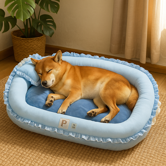 Panier orthopédique pour chien en interieur