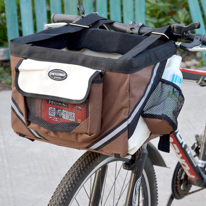 Panier pour chien pour vélo devant du velo