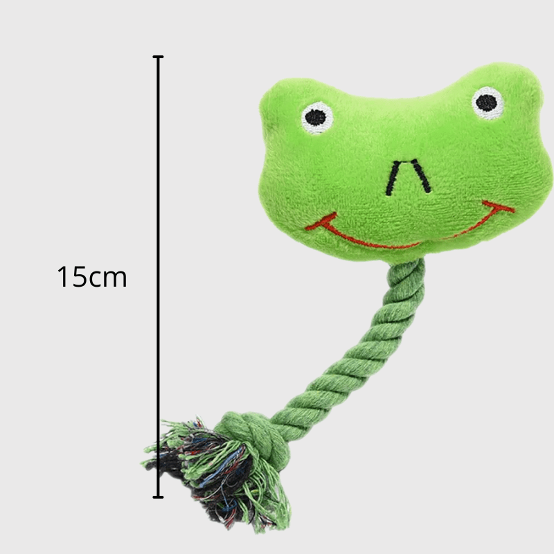 Peluche grenouille pour chien destructeur ParadisChien