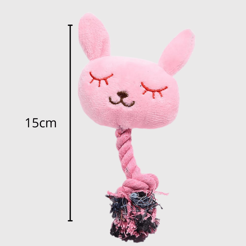 Peluche lapin pour chien destructeur taille