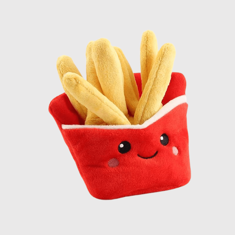 Peluche street Food pour chien frite