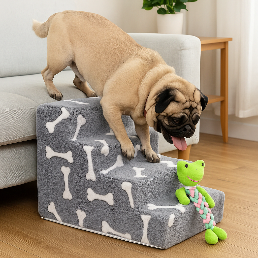 Petit escalier pour chien
