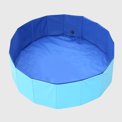 Piscine pour chien en plastique dur bleu