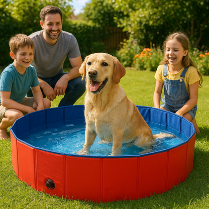 Piscine rigide pour grand chien