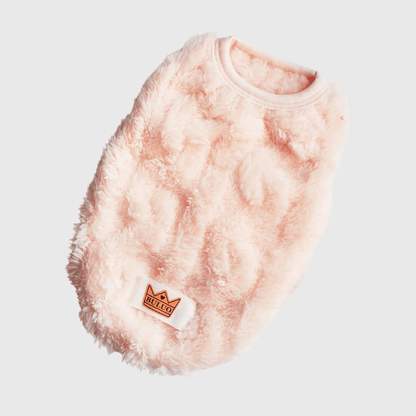 Pull en laine pour chien rose
