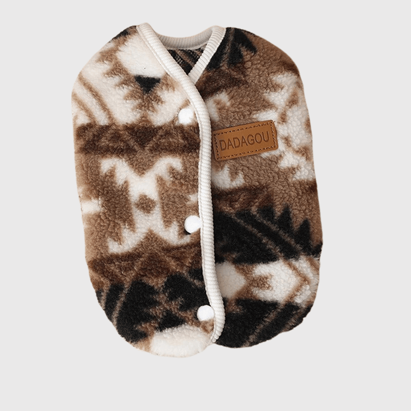 Pull polaire pour chien sale