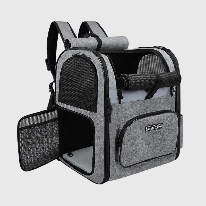 Sac de transport pliable pour chien noir