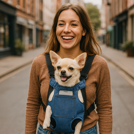Sac de transport ventral pour chien