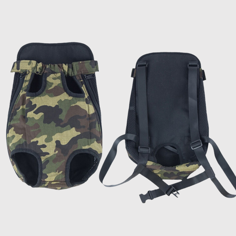 Sac de transport ventral pour chien militaire