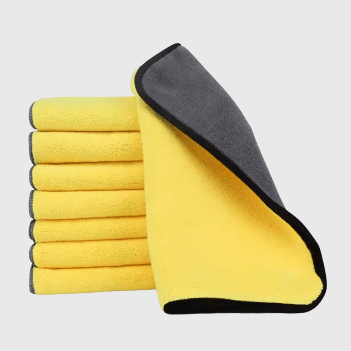 Serviette absorbante pour chien jaune