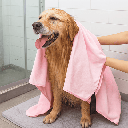 Serviette microfibre pour chien