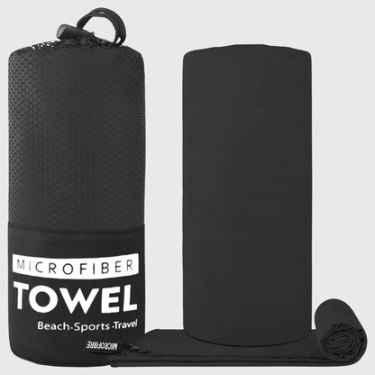 Serviette microfibre pour chien noir