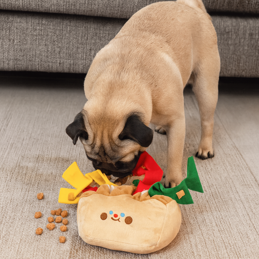 Tapis de fouille en forme de Kebab bouledogue