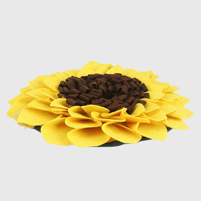 Tapis de fouille en forme de Tournesol chiens
