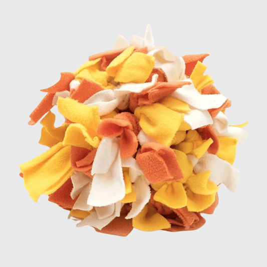 Tapis de fouille en forme de boule orange jaune