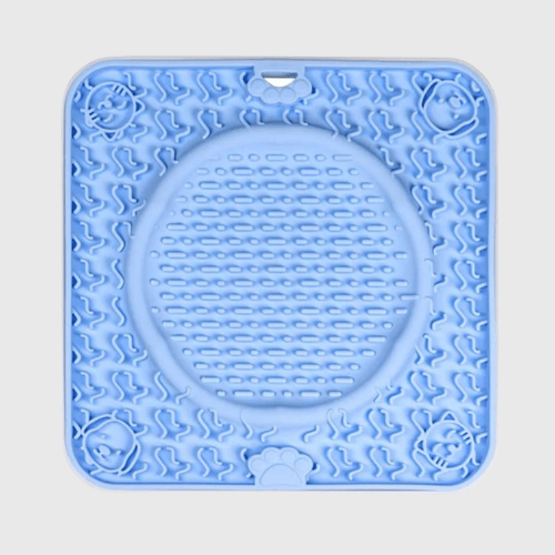 Tapis de fouille pour chien carré et rond avec des ventouses derrières
