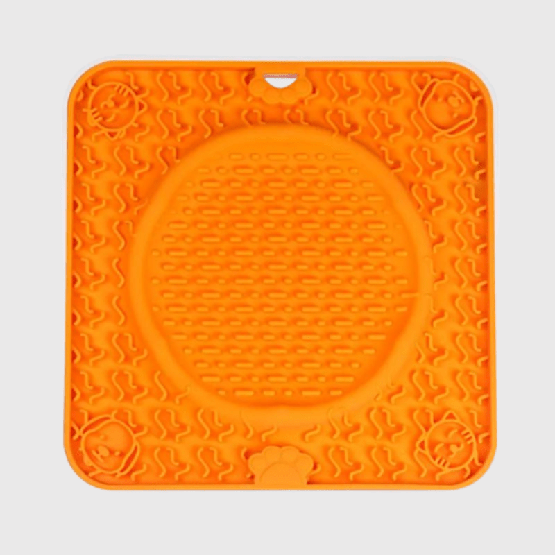 Tapis de fouille pour chien carré et rond avec des ventouses derrières