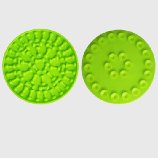 Tapis de fouille pour chien en forme de carre rond vert