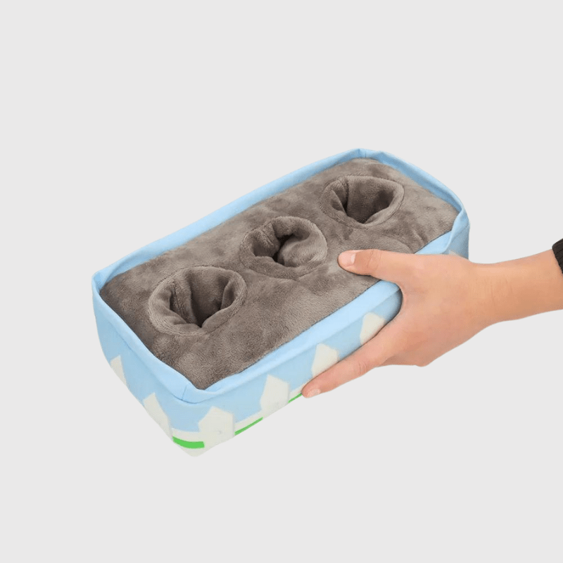 Tapis de fouille pour chien en forme de fleur pot