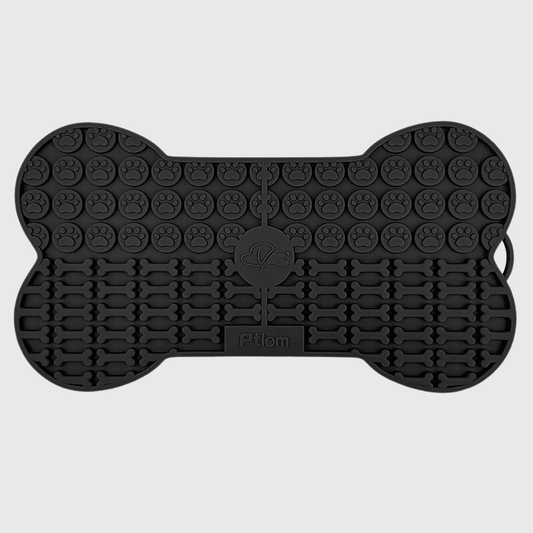 Tapis de lechage chien OS noir