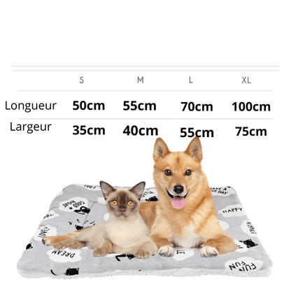 Tapis de voyage pour chien taille