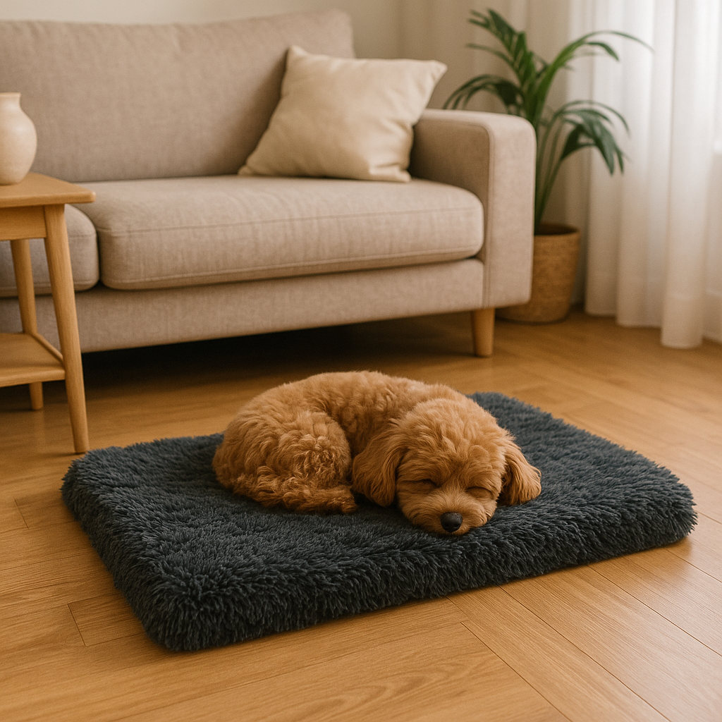 Tapis pour chien déhoussable en interieur 