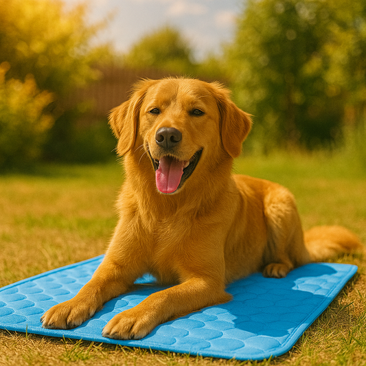 Tapis rafraichissant pour chien non toxique au soleil