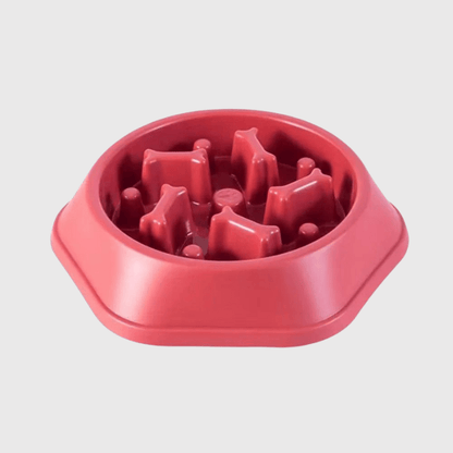 gamelle pour chien glouton rose