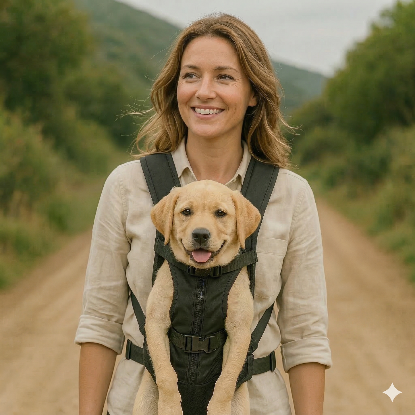 Sac à dos chien rando porté en montagne
