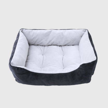 Canape lit pour chien noir blanc